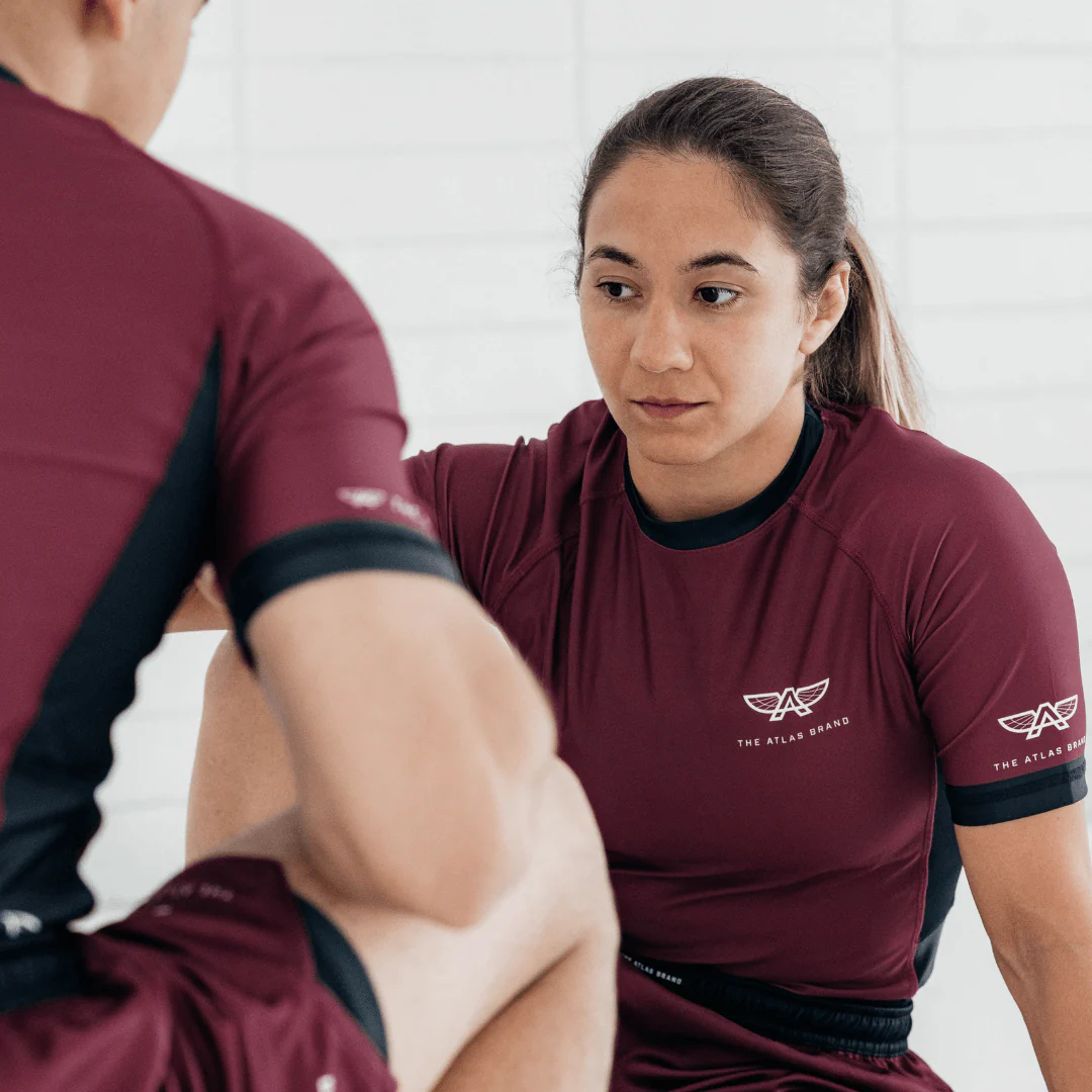 The Atlas Brand - Apex S1 Rashguard - Burgundy - Image 8