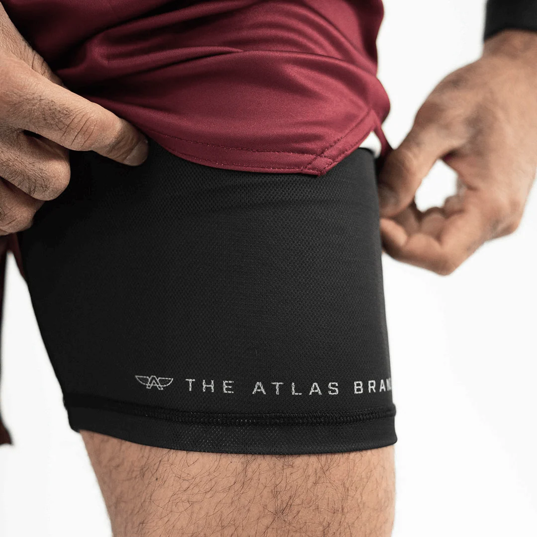 The Atlas Brand - Apex S1 Shorts - Burgundy - Image 8