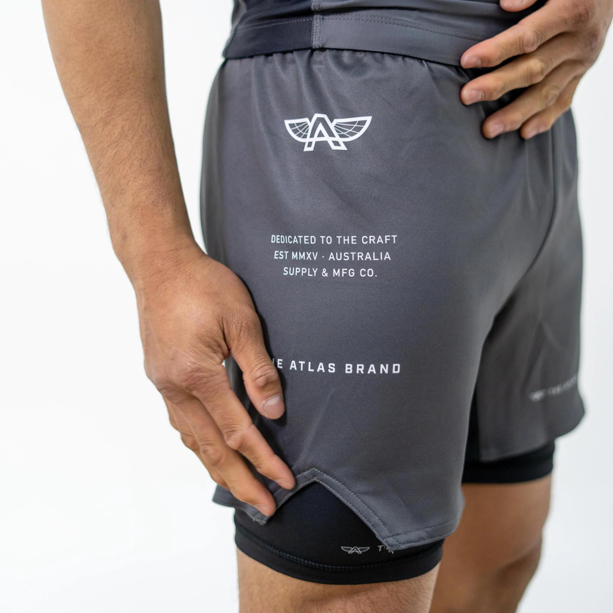 The Atlas Brand - Apex S4 Shorts - Slate - Image 6