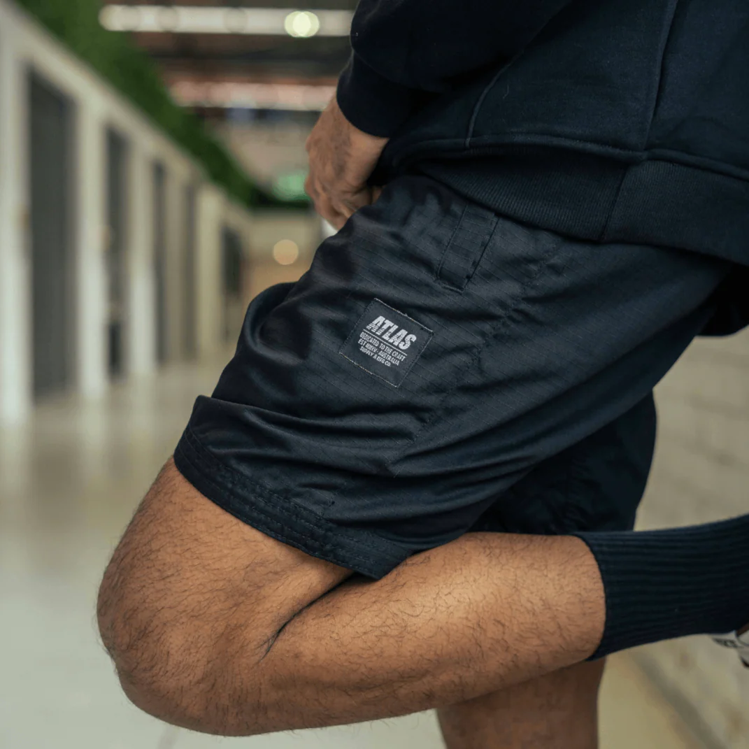 The Atlas Brand - 'Street' Ripstop Shorts - Black - Image 4