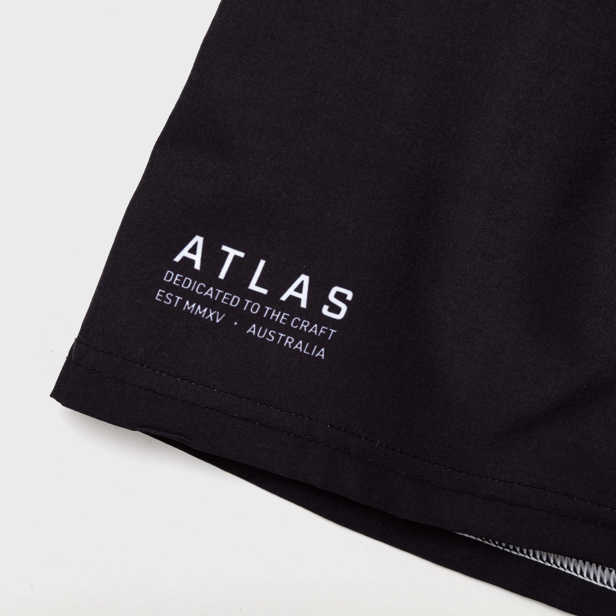 The Atlas Brand - Hybrid Grappling Shorts - Black - Image 8