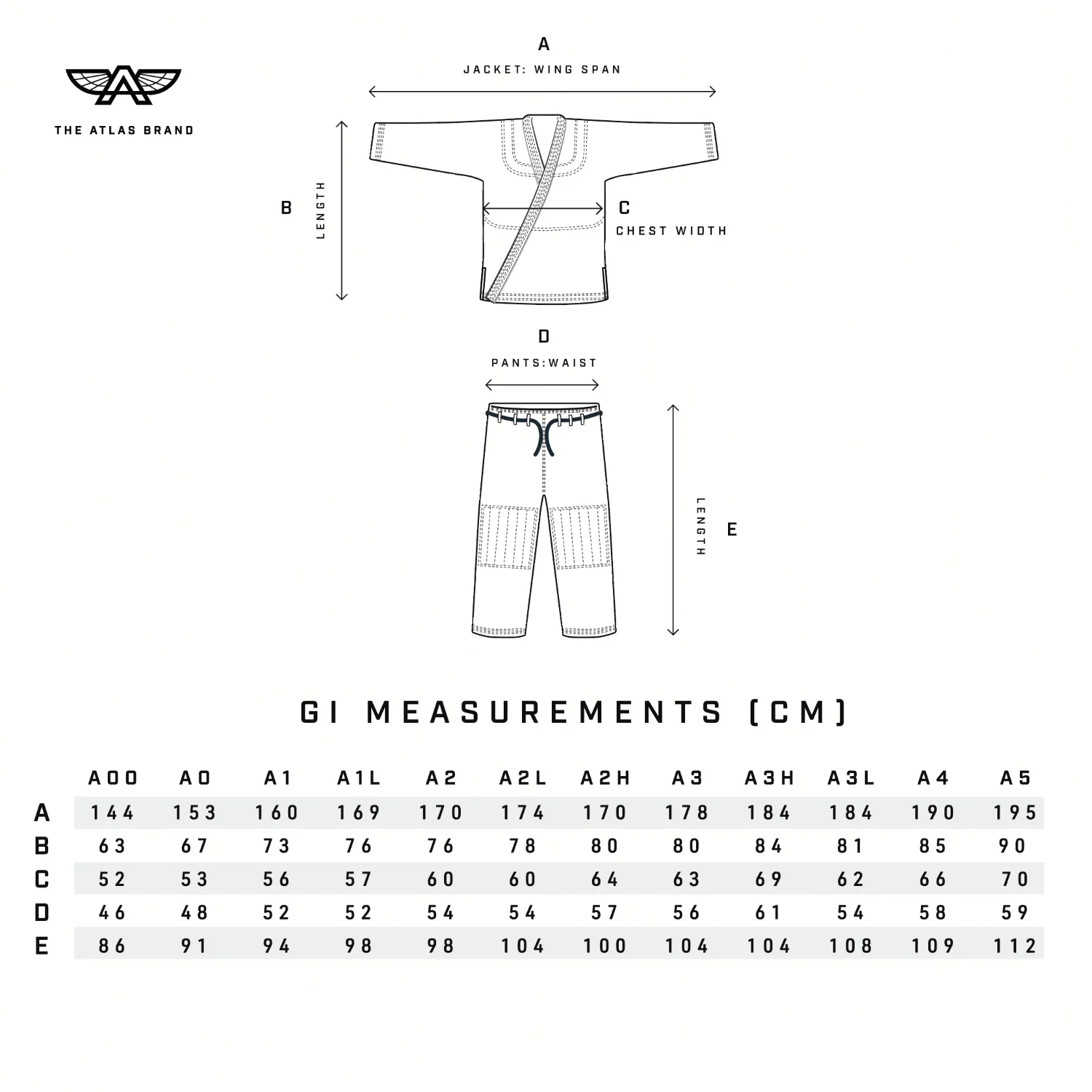 The Atlas Brand - AT23 BJJ Gi - White - Image 16