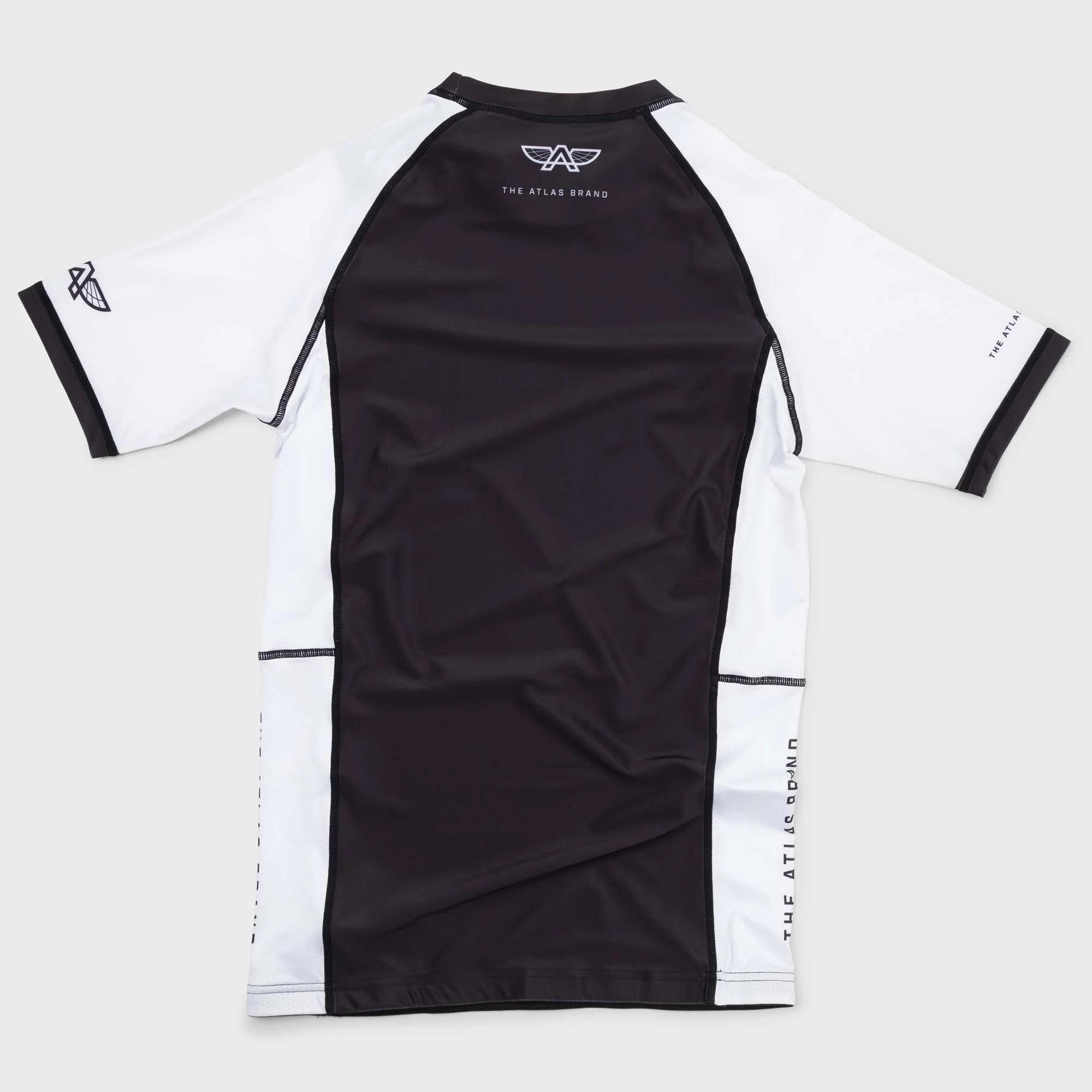 The Atlas Brand - Ranked BJJ Rash Guard - White - Image 4